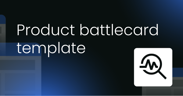 Product battlecard template