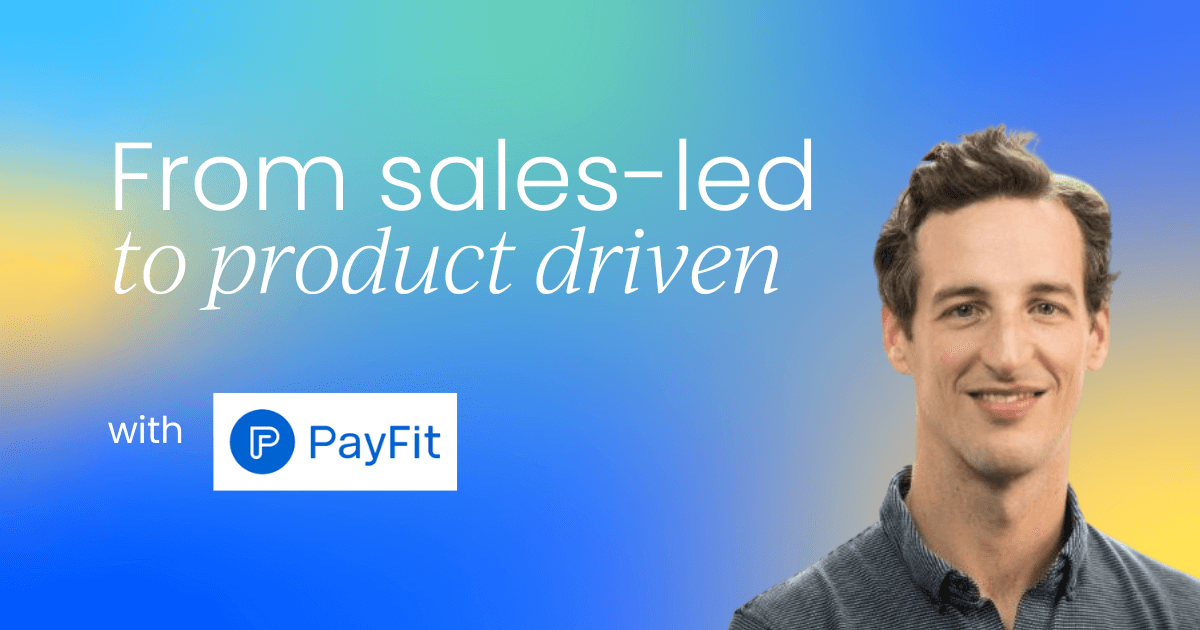 SaaS Transformation journey: From sales-led to product driven