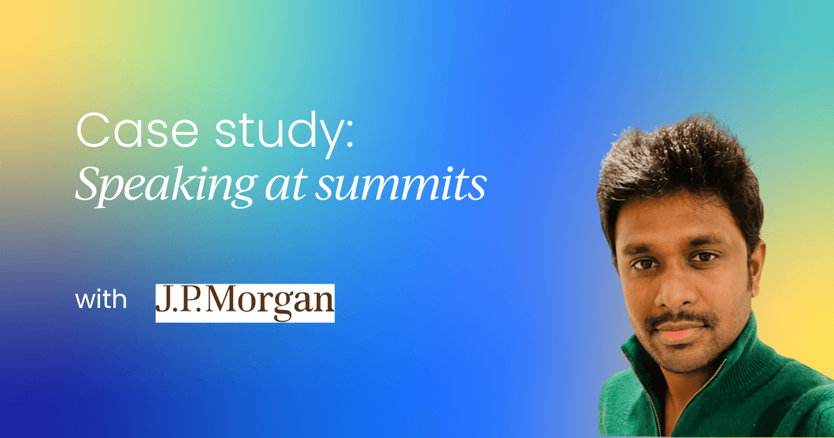 "The summit provided a valuable platform for sharing insights" - Srinath Kotela