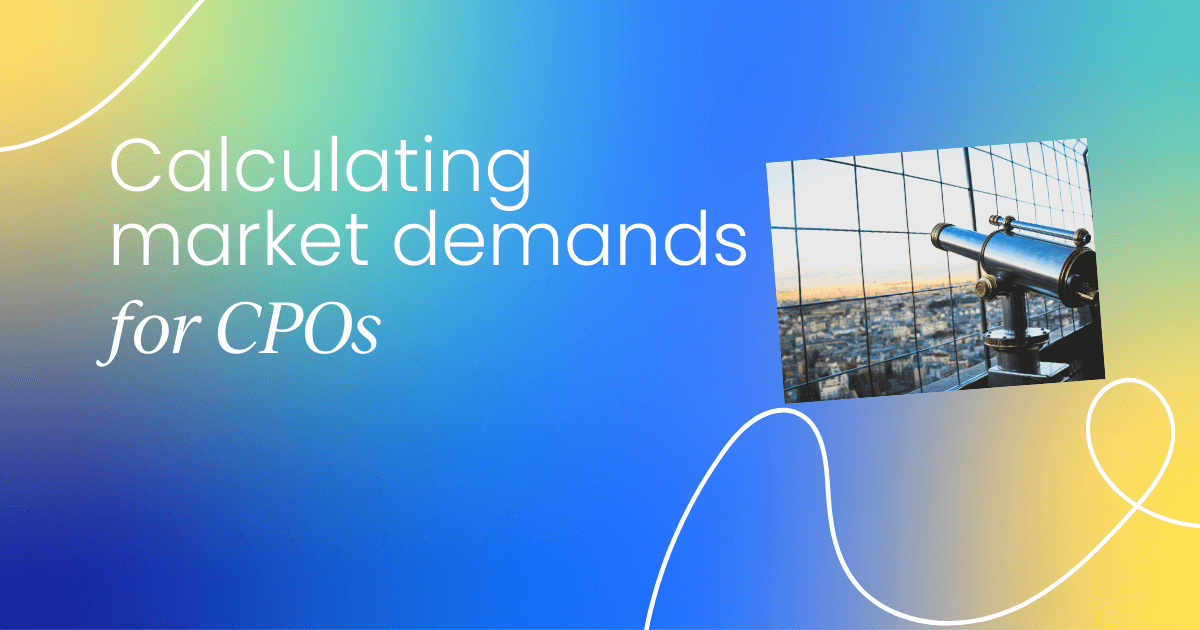 Calculating market demand for CPOs